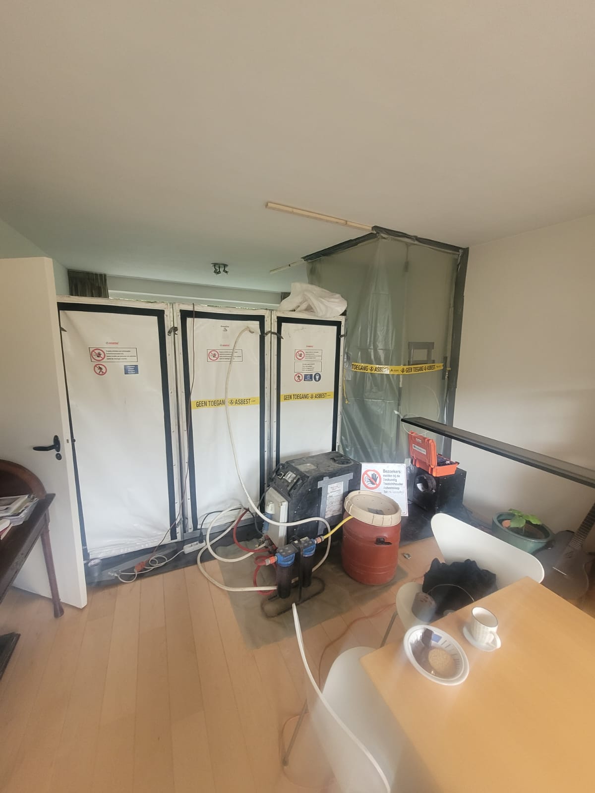 asbest in (kachel)pijp